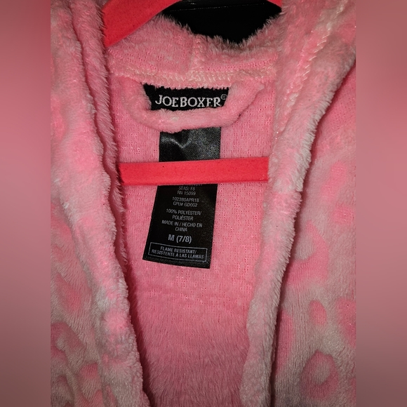 Joe Boxer Girls Leopard Robe - Picture 2 of 3